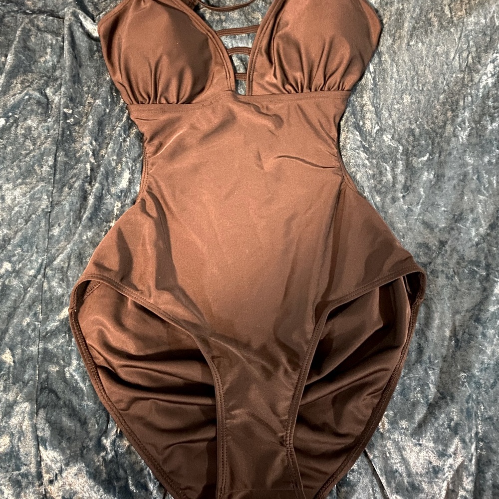 Black Side Cut out swimsuit